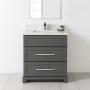 30 Inch Moss Grey Modern Shaker